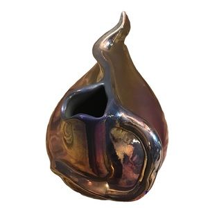 Iridescent Copper Oxide Carnival Lead Glazed Ewer